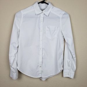 Abercrombie Kids White Button-up Dress Shirt